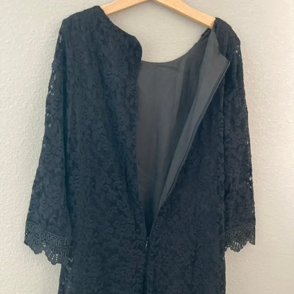 Grace Karin NEW Long Sleeve Lace Dress - Black - 9/10
